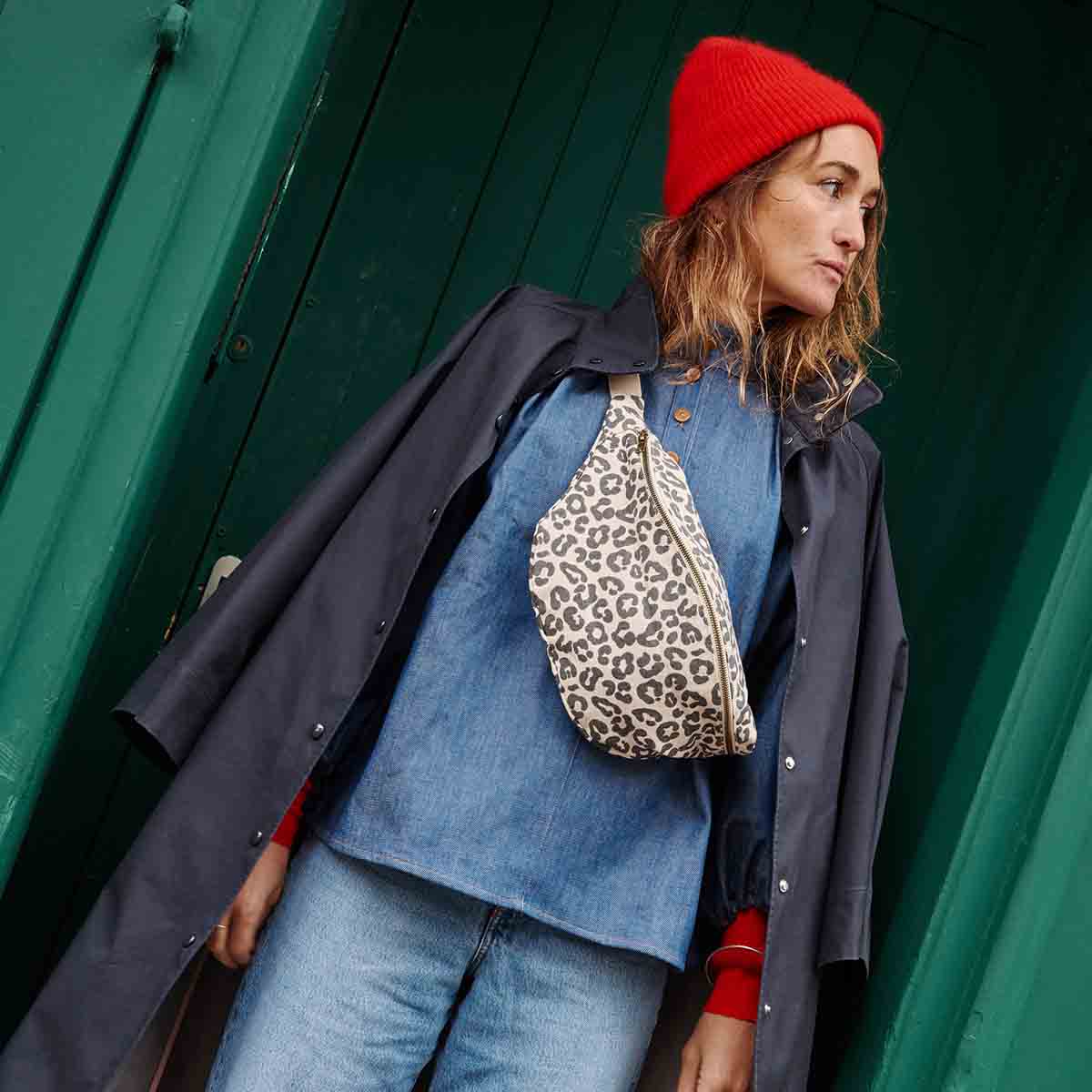 WOMEN BUM BAG GRAOU GREIGE: Graou