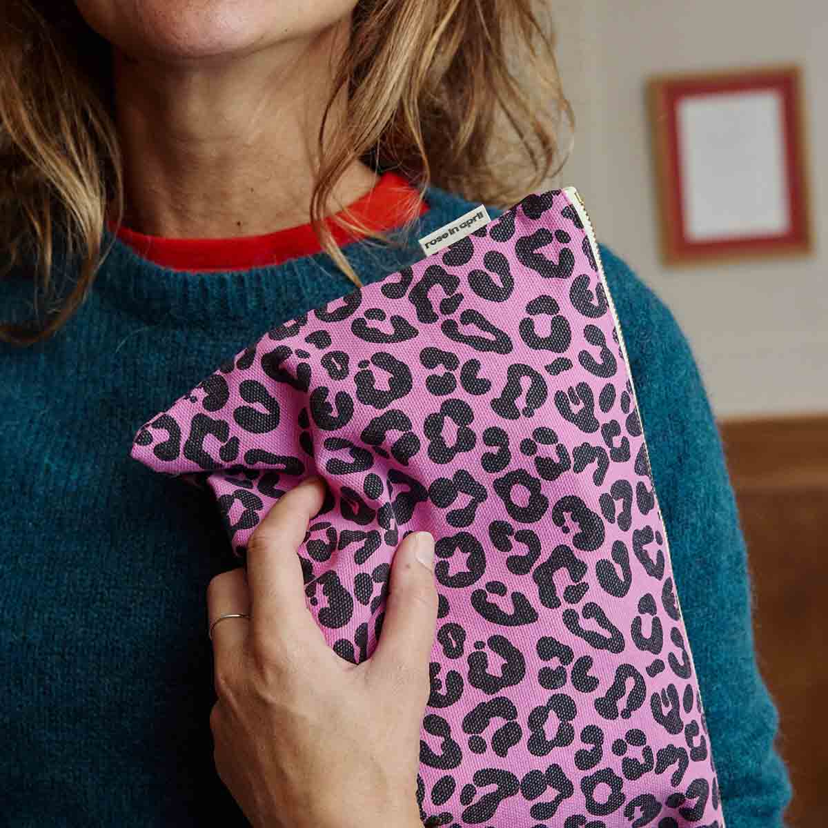 LILI FLAT POUCH GRAOU ORCHID: ORCHID / GRAOU