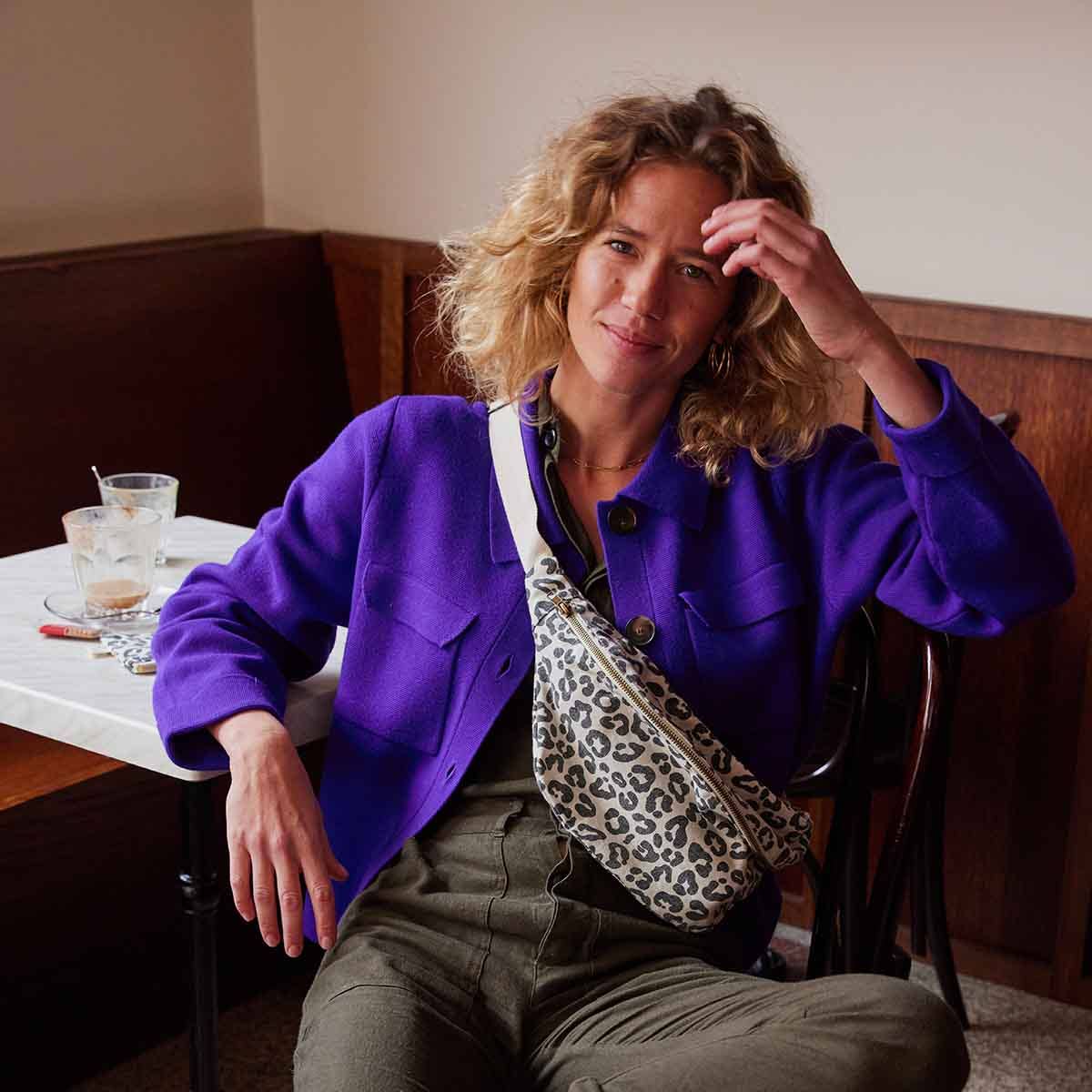 WOMEN BUM BAG GRAOU GREIGE: Graou