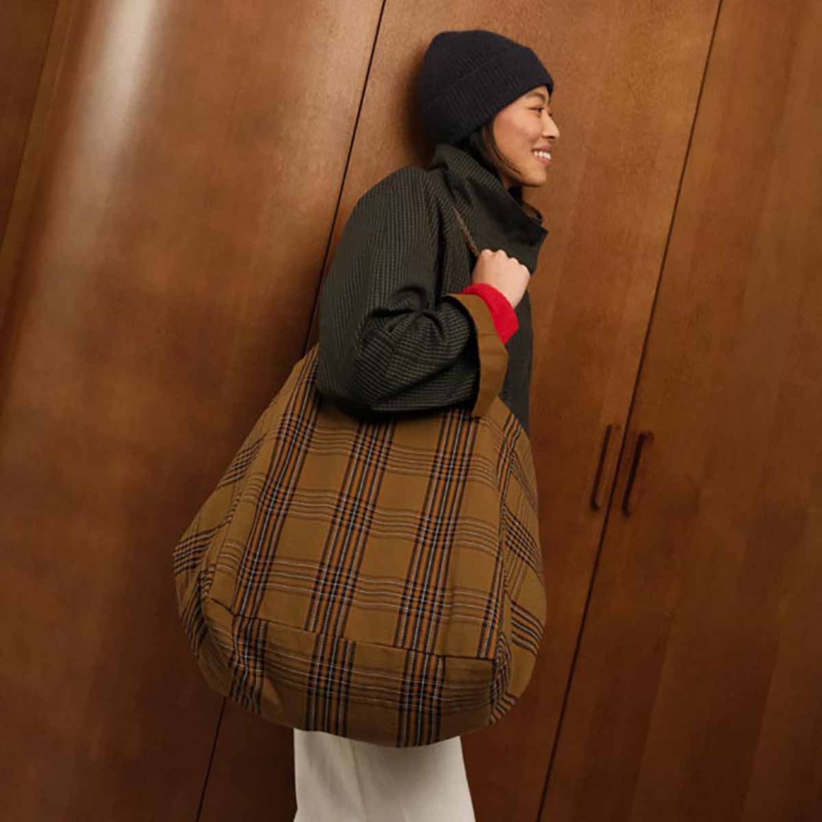 ELISA TOTE BAG TARTAN