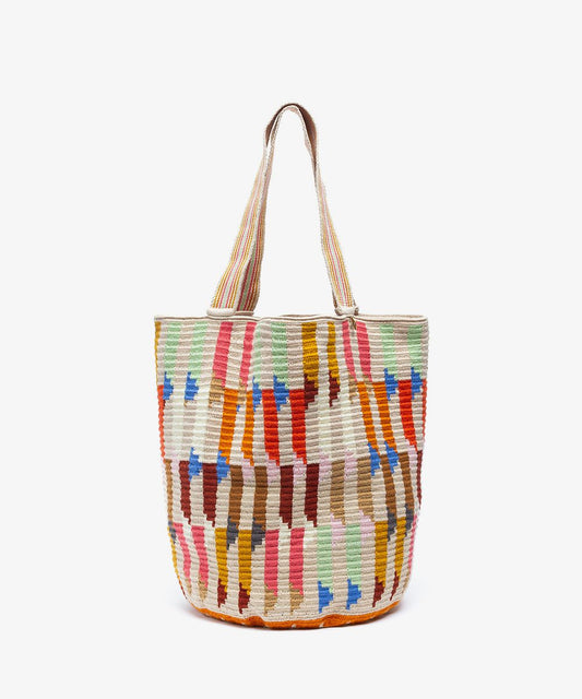 Guanabana Beige/Multicolour Sparrow Tote