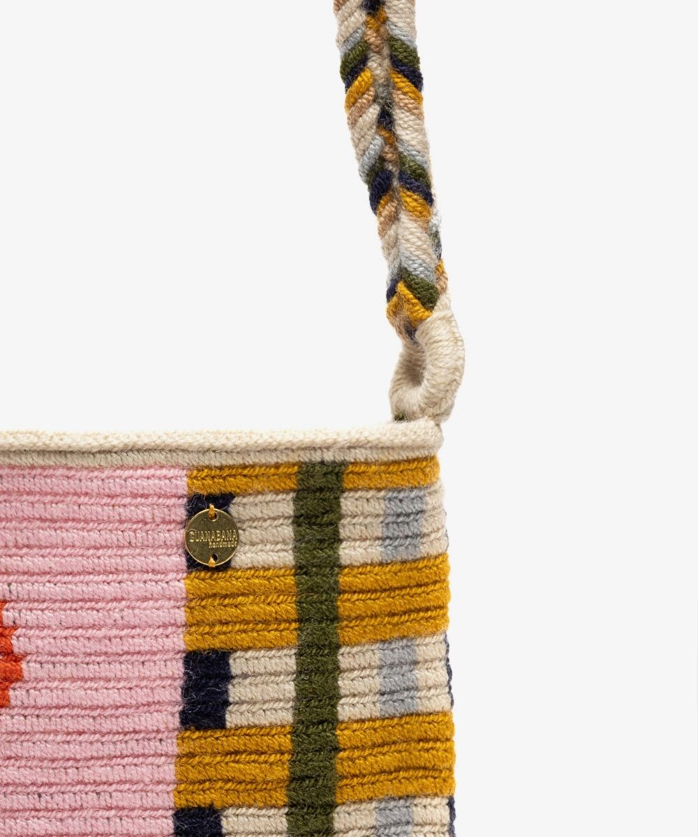 Guanabana Light Pink/Beige Cockatoo Opera Bag