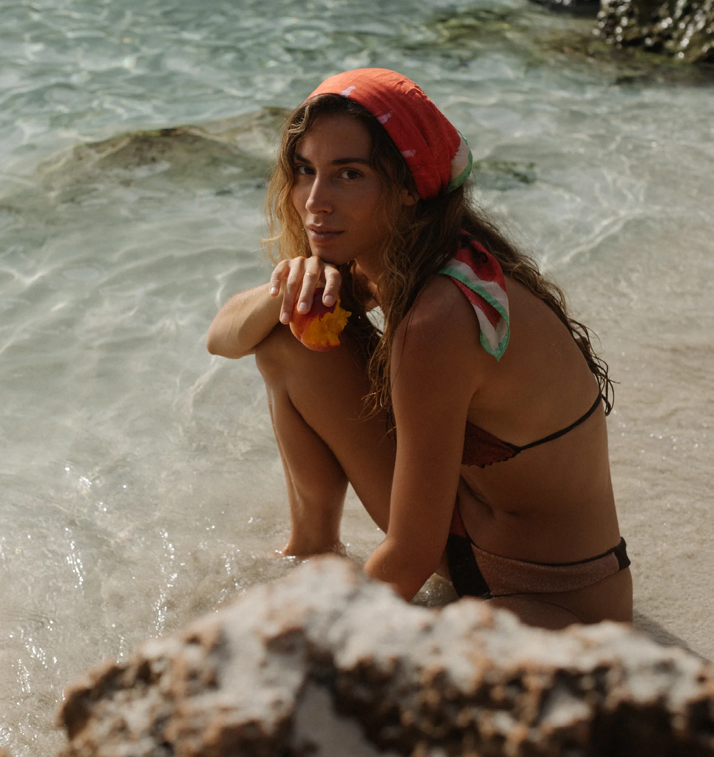 The Ibiza Sun Silk Travel Scarf