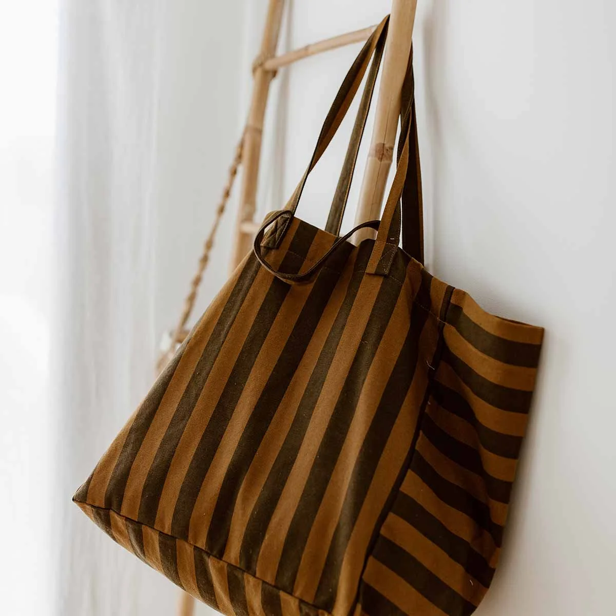 ELISA TOTE BAG CUMIN STRIPES
