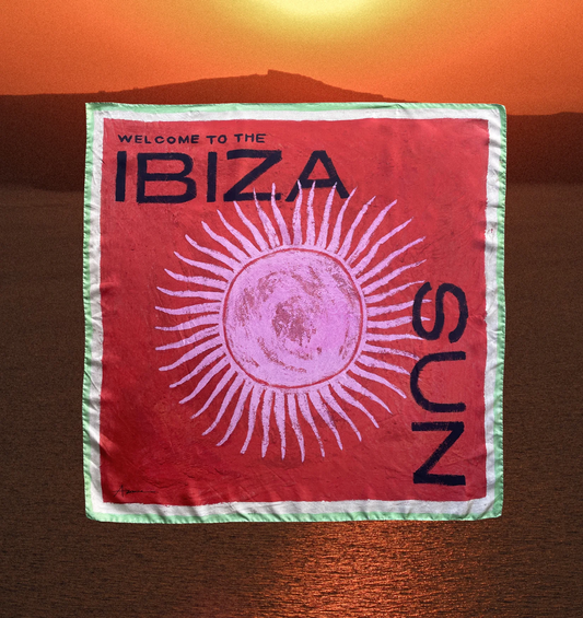 The Ibiza Sun Silk Travel Scarf